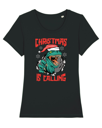 cu dinozauri de Craciun - Christmas is calling Black
