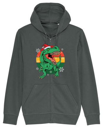 cu dinozauri de Craciun - Christmas T-rex Anthracite