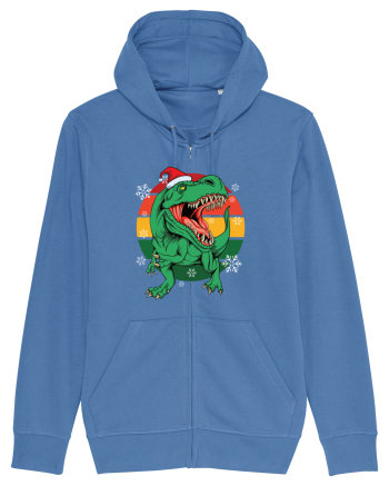 cu dinozauri de Craciun - Christmas T-rex Bright Blue