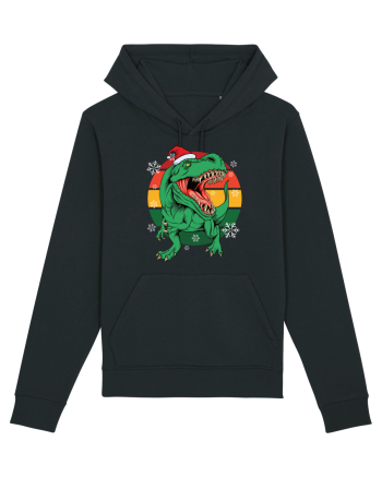 cu dinozauri de Craciun - Christmas T-rex Black
