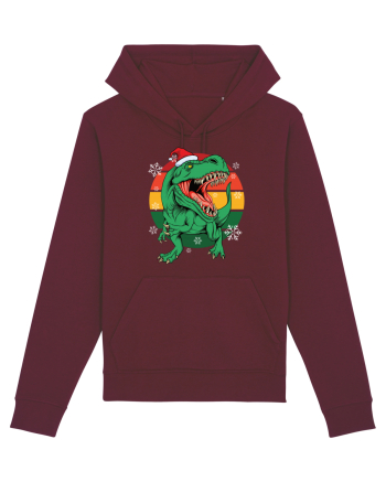 cu dinozauri de Craciun - Christmas T-rex Burgundy