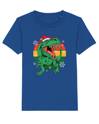 cu dinozauri de Craciun - Christmas T-rex Majorelle Blue