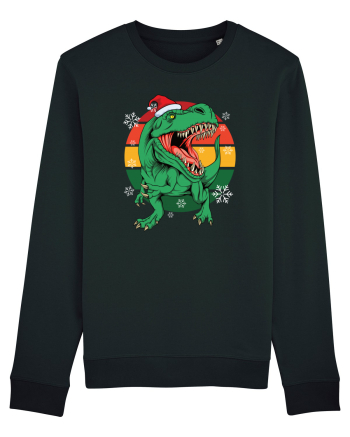 cu dinozauri de Craciun - Christmas T-rex Black