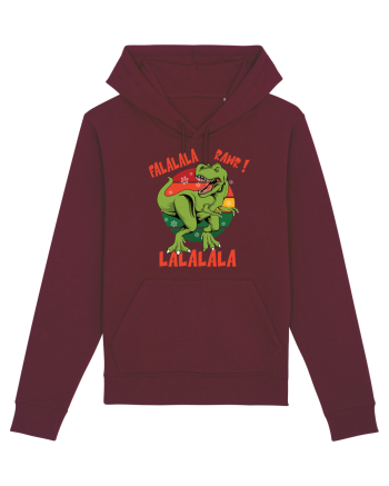 cu dinozauri de Craciun - Falalala Rawr Burgundy