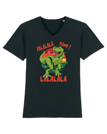 cu dinozauri de Craciun - Falalala Rawr Black