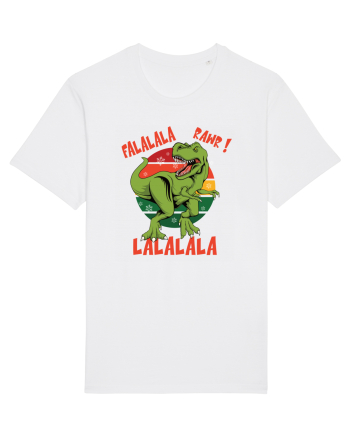cu dinozauri de Craciun - Falalala Rawr White