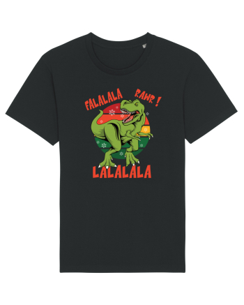 cu dinozauri de Craciun - Falalala Rawr Black