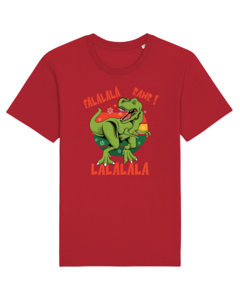 cu dinozauri de Craciun - Falalala Rawr Red