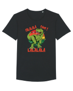 cu dinozauri de Craciun - Falalala Rawr Tricou mânecă scurtă guler larg Bărbat Skater
