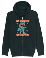 cu dinozauri de Craciun - Have a rawrsome Christmas Hanorac cu fermoar Unisex Connector