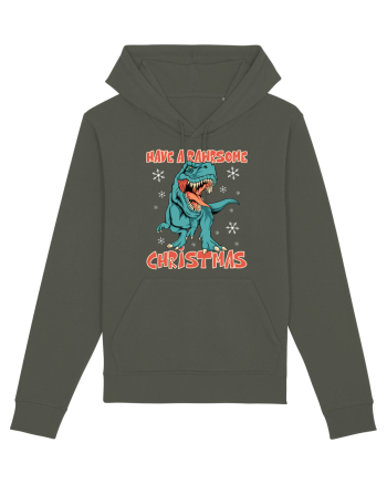cu dinozauri de Craciun - Have a rawrsome Christmas Khaki
