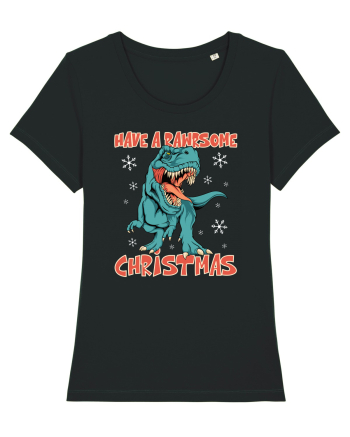 cu dinozauri de Craciun - Have a rawrsome Christmas Black
