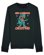cu dinozauri de Craciun - Have a rawrsome Christmas Bluză mânecă lungă Unisex Rise