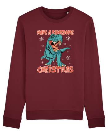 cu dinozauri de Craciun - Have a rawrsome Christmas Burgundy