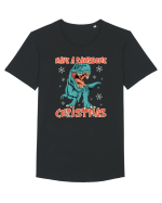 cu dinozauri de Craciun - Have a rawrsome Christmas Tricou mânecă scurtă guler larg Bărbat Skater