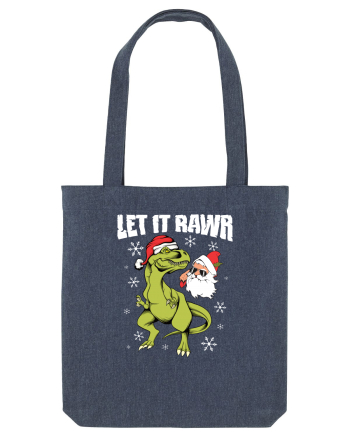 cu dinozauri de Craciun - Let it rawr Midnight Blue