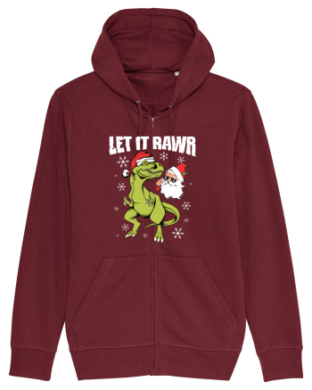 cu dinozauri de Craciun - Let it rawr Burgundy
