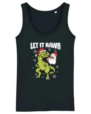 cu dinozauri de Craciun - Let it rawr Black