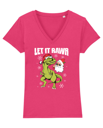 cu dinozauri de Craciun - Let it rawr Raspberry