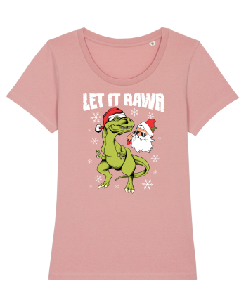 cu dinozauri de Craciun - Let it rawr Canyon Pink