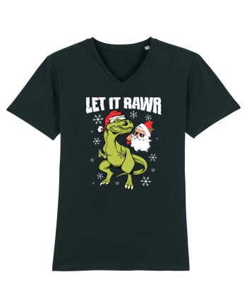 cu dinozauri de Craciun - Let it rawr Black