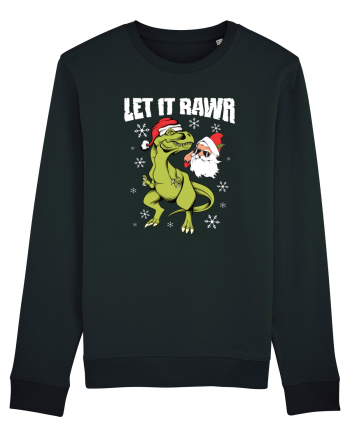 cu dinozauri de Craciun - Let it rawr Black