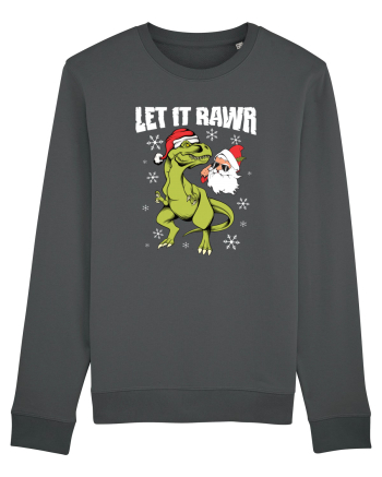 cu dinozauri de Craciun - Let it rawr Anthracite