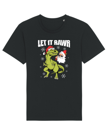 cu dinozauri de Craciun - Let it rawr Black