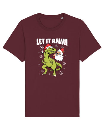 cu dinozauri de Craciun - Let it rawr Burgundy
