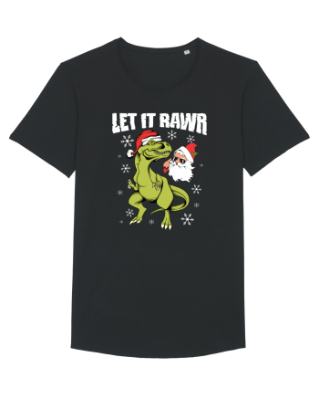 cu dinozauri de Craciun - Let it rawr Black