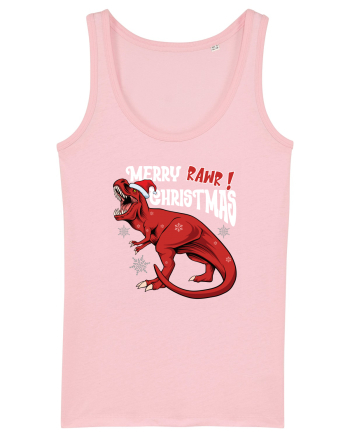 cu dinozauri de Craciun - Merry Christmas Rawr Cotton Pink