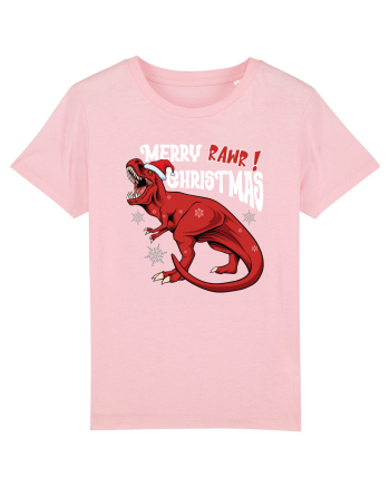cu dinozauri de Craciun - Merry Christmas Rawr Cotton Pink