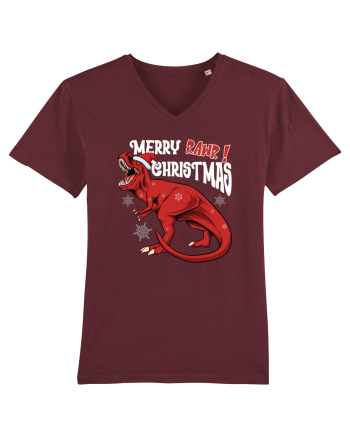 cu dinozauri de Craciun - Merry Christmas Rawr Burgundy