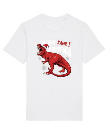 cu dinozauri de Craciun - Merry Christmas Rawr White