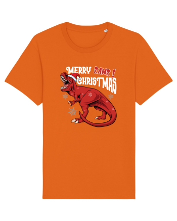 cu dinozauri de Craciun - Merry Christmas Rawr Bright Orange