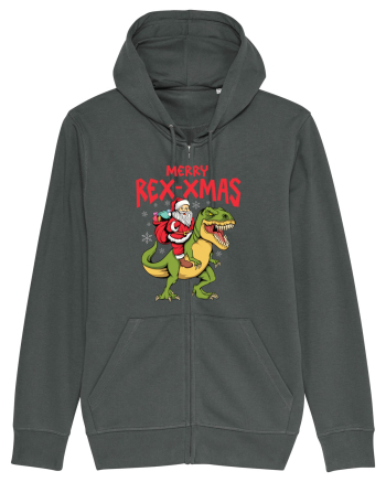 cu dinozauri de Craciun - Merry Rex-xmas Anthracite