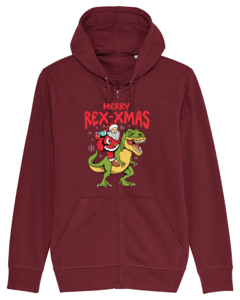 cu dinozauri de Craciun - Merry Rex-xmas Burgundy