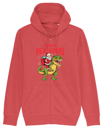 cu dinozauri de Craciun - Merry Rex-xmas Carmine Red