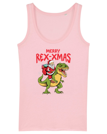 cu dinozauri de Craciun - Merry Rex-xmas Cotton Pink