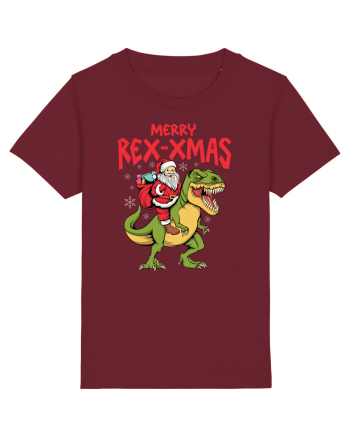 cu dinozauri de Craciun - Merry Rex-xmas Burgundy