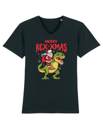 cu dinozauri de Craciun - Merry Rex-xmas Black