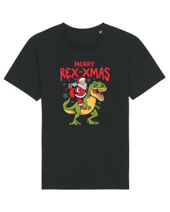 cu dinozauri de Craciun - Merry Rex-xmas Black