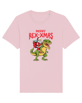 cu dinozauri de Craciun - Merry Rex-xmas Cotton Pink