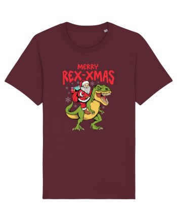 cu dinozauri de Craciun - Merry Rex-xmas Burgundy