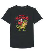 cu dinozauri de Craciun - Merry Rex-xmas Tricou mânecă scurtă guler larg Bărbat Skater