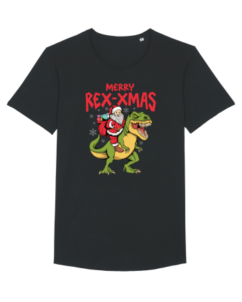 cu dinozauri de Craciun - Merry Rex-xmas Black