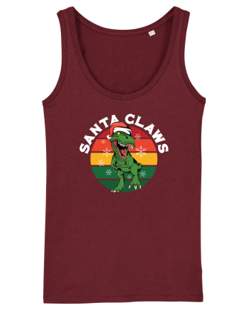 cu dinozauri de Craciun - Santa Claws Burgundy