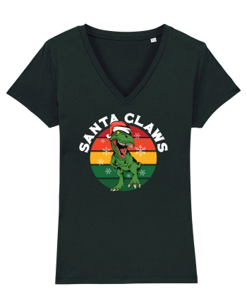 cu dinozauri de Craciun - Santa Claws Black