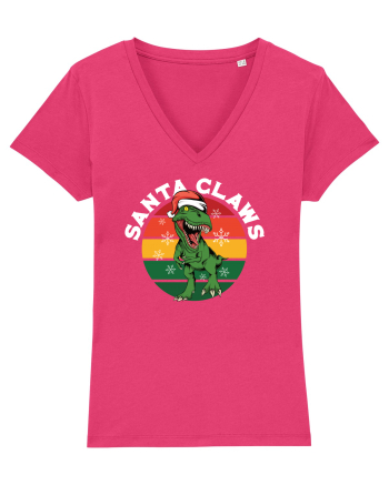 cu dinozauri de Craciun - Santa Claws Raspberry