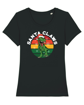 cu dinozauri de Craciun - Santa Claws Black